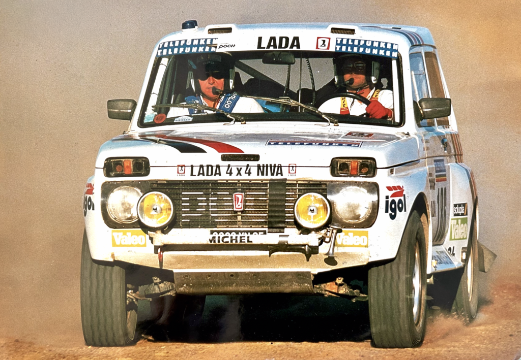 Ex-Pierre Lartigue Lada Niva Poch Factory Prototype Ex-Pierre Lartigue Lada Niva Poch Factory Prototype